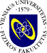 Vilniaus Universiteto Fizikos fakulteto logotipas